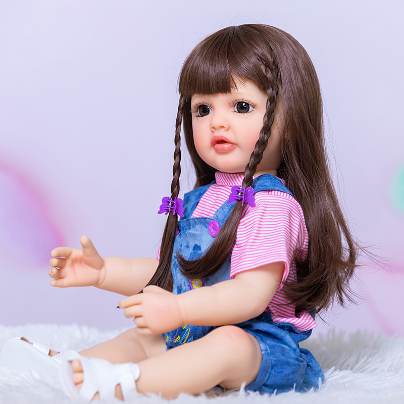 50cm corpo inteiro silicone re - Reborn Baby Doll Silicone Realistic avaliação e preço