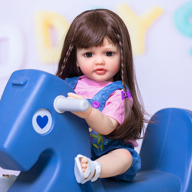 50cm corpo inteiro silicone re - Reborn Baby Doll Silicone Realistic avaliação e preço