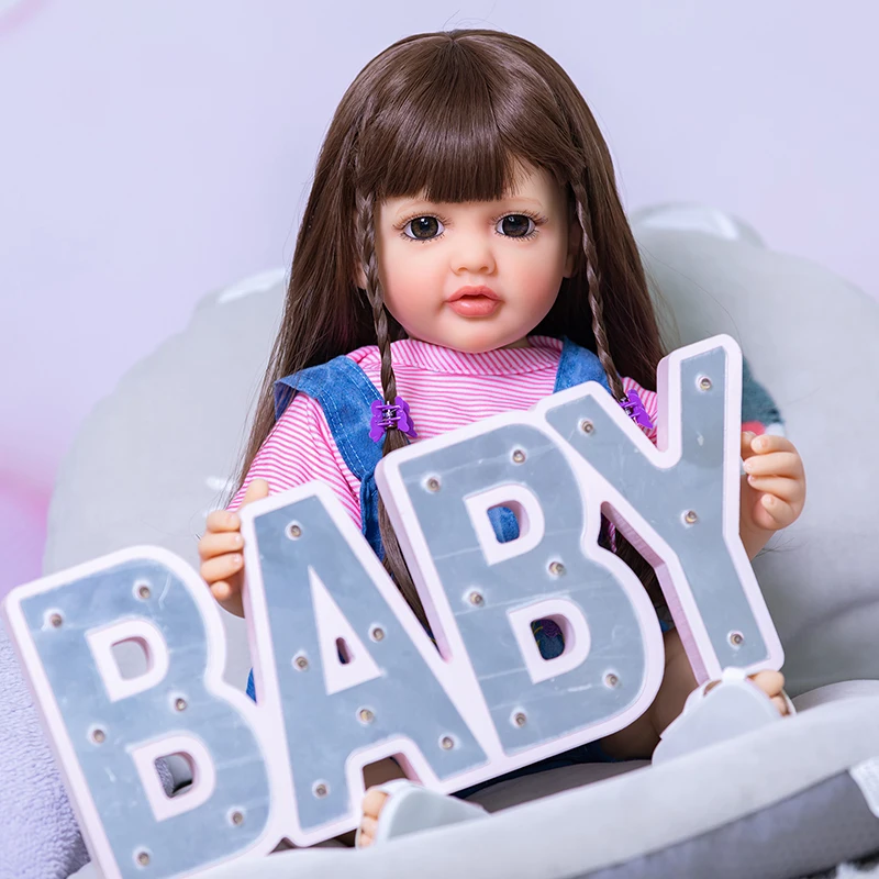 50cm corpo inteiro silicone re - Reborn Baby Doll Silicone Realistic avaliação e preço