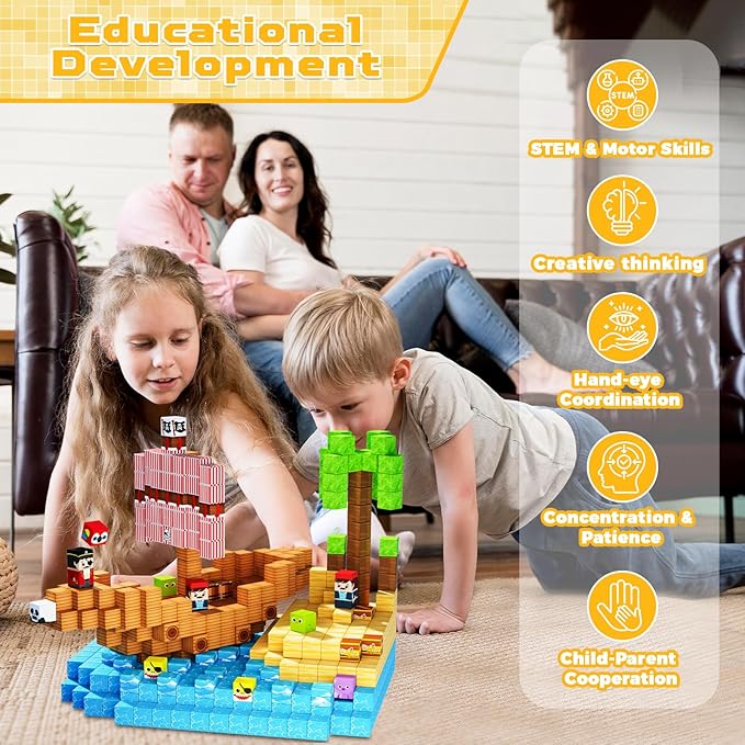 Blocos magnéticos-100 pces con - Magnetic Building Tiles Set 100Pcs avaliação e preço